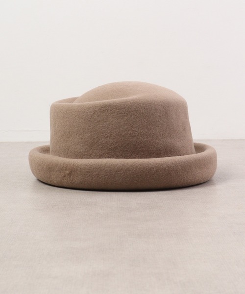 Sense of Grace（センスオブグレース）の「PIERRE HAT トーク風　フェルトハット（ハット・レディース・チャコールグレー/ダークカーキ/ブラック/ベージュ/ワイン/ダークブラウン/アイボリー・FREE）」の21枚目の写真