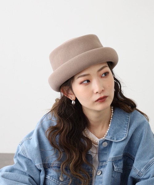 〜10s頃　フェルトハット 楽天市場】レビュー投稿で90日延長保証!!SENSE OF GRACE ウール