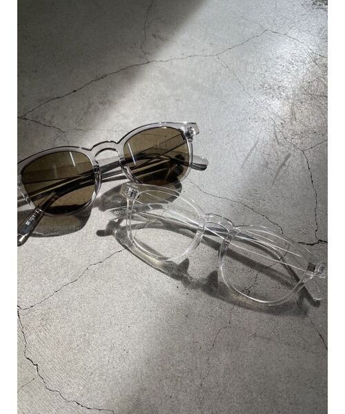 EMODA（エモダ）の「クリアラウンドサングラス（サングラス・レディース・ブラック/クリア・FREE）」の3枚目の写真