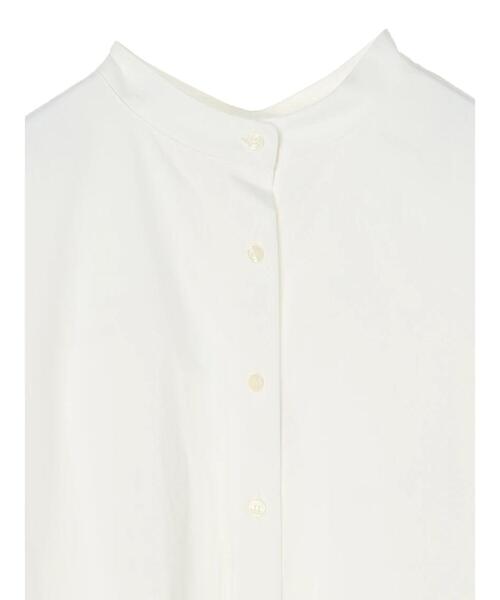 GARAGE OF GOOD CLOTHING（ガレージオブグッドクロージング）の「綿レーヨンギャザーチュニックブラウス＊（シャツ/ブラウス・レディース・ホワイト・FREE）」の16枚目の写真