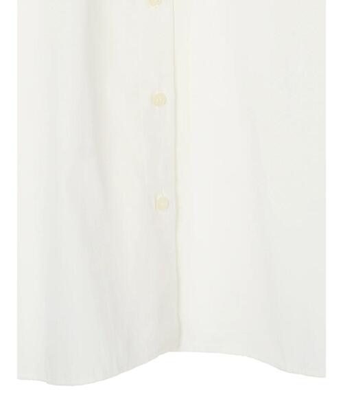 GARAGE OF GOOD CLOTHING（ガレージオブグッドクロージング）の「綿レーヨンギャザーチュニックブラウス＊（シャツ/ブラウス・レディース・ホワイト・FREE）」の14枚目の写真