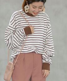 coen | ボーダービッグロンT(Tシャツ/カットソー)