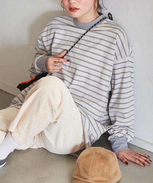 ボーダービッグロンt レディース Women Coen コーエン 公式ファッション通販