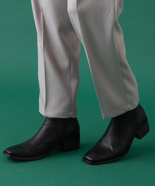 WEGO(ウィゴー)の「WEGO/SQUARE TOE HEEL BOOTS(ブーツ・メンズ・ブラック・MEDIUM/LARGE)」の4枚目の写真