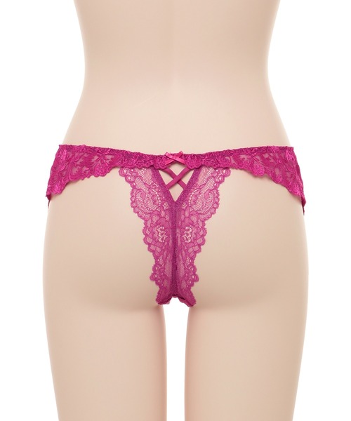 セール】ビタークロスサイドレース Tバック（ショーツ）｜RAVIJOUR