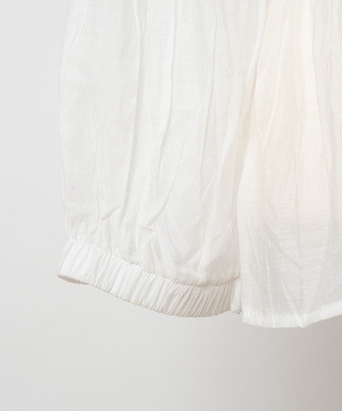 Rewde（ルゥデ）の「【WEB限定】シャツドッキングプルオーバー（1R15-613802）（Tシャツ/カットソー・レディース・ブラック/ベージュ・M）」の10枚目の写真
