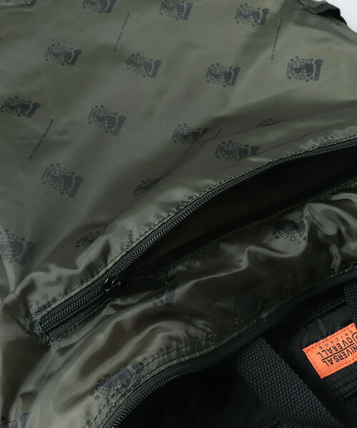 UNIVERSAL OVERALL（ユニバーサルオーバーオール）の「【UNIVERSAL OVERALL】3WAY キルティングヘルメットバッグ#UVO-109（ショルダーバッグ・メンズ・オリーブ/ブラック・FREE）」の19枚目の写真