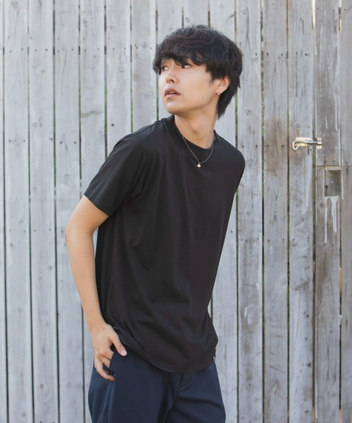 le coq sportif(ルコックスポルティフ)の「N.N.C-SHIRT(ニューノーマルコンフォート)ショートスリーブシャツ(Tシャツ/カットソー・メンズ・ブラック/ホワイト/ネイビー・XXL/S/XL/M/L)」の8枚目の写真