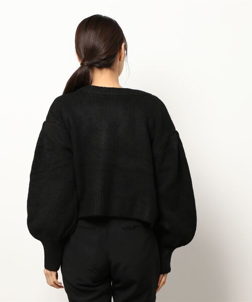 archives（アルシーヴ）の「【setupにも】短丈ボリュームスリーブカーディガン（ニット/セーター・レディース・グレイッシュベージュ/モカ/アイボリー/ブラック/グリーン/ブラウン・MEDIUM）」の14枚目の写真