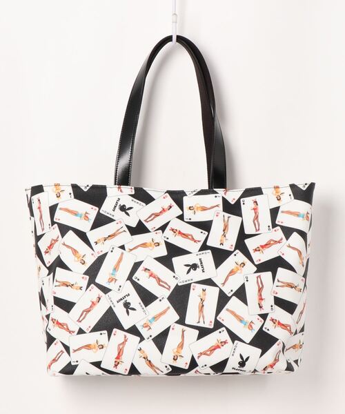 KINGZ（キングズ）の「「PLAYBOY x KINGZ」コラボレーション トートバッグ（トートバッグ・メンズ・ブラック・FREE）」の2枚目の写真