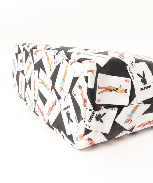 KINGZ（キングズ）の「「PLAYBOY x KINGZ」コラボレーション トートバッグ（トートバッグ・メンズ・ブラック・FREE）」の3枚目の写真