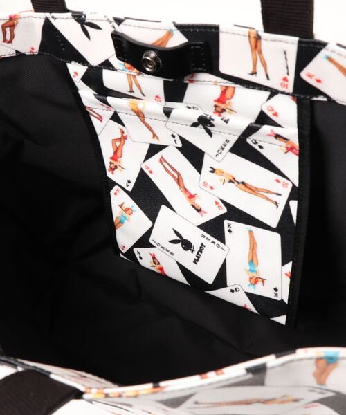 KINGZ（キングズ）の「「PLAYBOY x KINGZ」コラボレーション トートバッグ（トートバッグ・メンズ・ブラック・FREE）」の4枚目の写真
