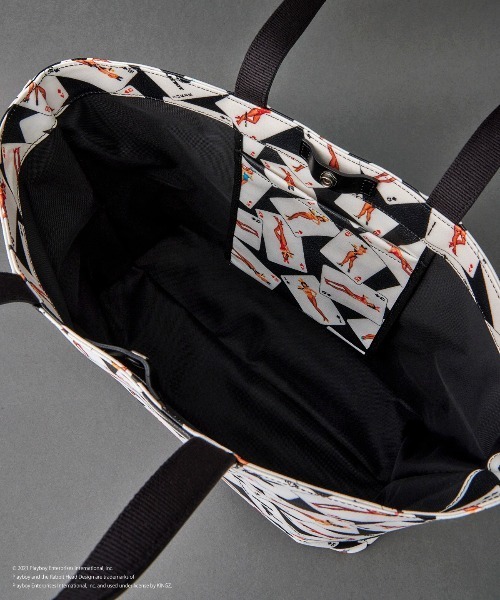 KINGZ（キングズ）の「「PLAYBOY x KINGZ」コラボレーション トートバッグ（トートバッグ・メンズ・ブラック・FREE）」の8枚目の写真