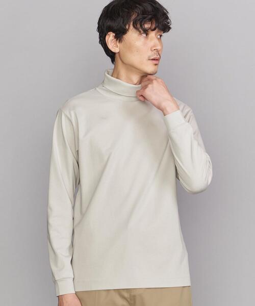 BEAUTY&YOUTH UNITED ARROWS（ビューティーアンドユースユナイテッドアローズ）の「BY スムース タートル カットソー（Tシャツ/カットソー・メンズ・ホワイト/ブラック/ベージュ・S/L/M/XL）」の3枚目の写真