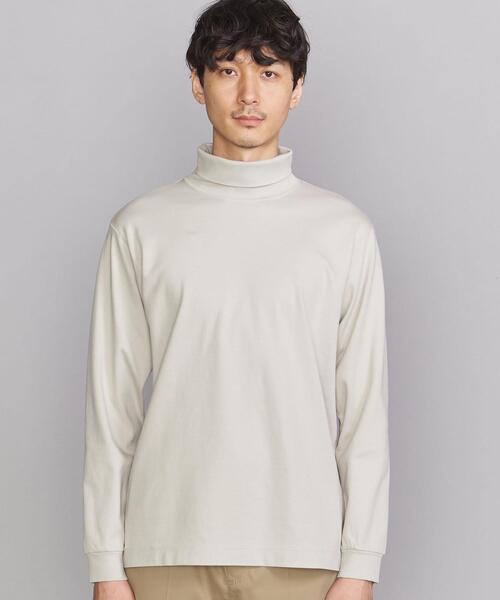 BEAUTY&YOUTH UNITED ARROWS（ビューティーアンドユースユナイテッドアローズ）の「BY スムース タートル カットソー（Tシャツ/カットソー・メンズ・ホワイト/ブラック/ベージュ・S/L/M/XL）」の8枚目の写真