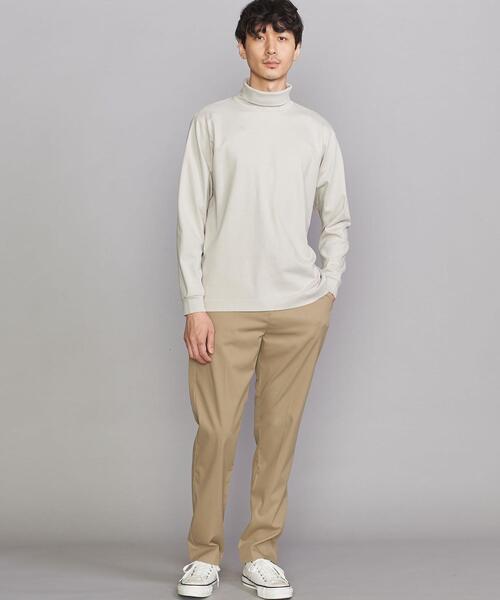 BEAUTY&YOUTH UNITED ARROWS（ビューティーアンドユースユナイテッドアローズ）の「BY スムース タートル カットソー（Tシャツ/カットソー・メンズ・ホワイト/ブラック/ベージュ・S/L/M/XL）」の4枚目の写真