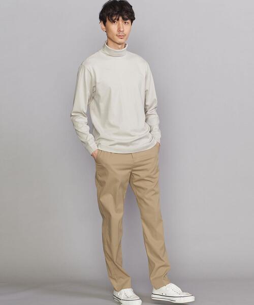 BEAUTY&YOUTH UNITED ARROWS（ビューティーアンドユースユナイテッドアローズ）の「BY スムース タートル カットソー（Tシャツ/カットソー・メンズ・ホワイト/ブラック/ベージュ・S/L/M/XL）」の5枚目の写真