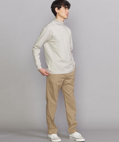 BEAUTY&YOUTH UNITED ARROWS（ビューティーアンドユースユナイテッドアローズ）の「BY スムース タートル カットソー（Tシャツ/カットソー・メンズ・ホワイト/ブラック/ベージュ・S/L/M/XL）」の6枚目の写真