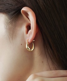 YU-KA : ボリュームぷっくりフープピアス