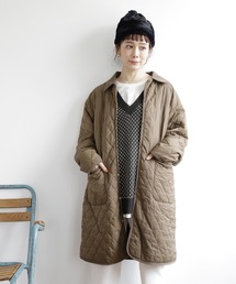 襟取り外しキルトコート