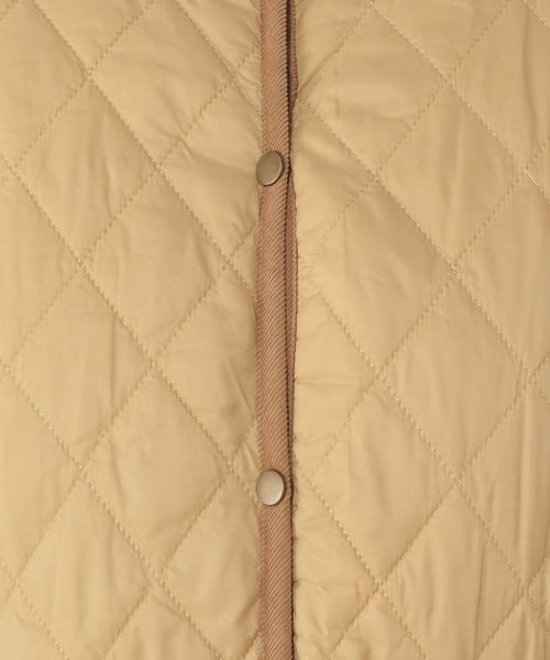 studio CLIP（スタディオクリップ）の「襟取り外しキルトコート（その他アウター・レディース・ネイビー/モカ/ベージュ・MEDIUM/LARGE）」の10枚目の写真