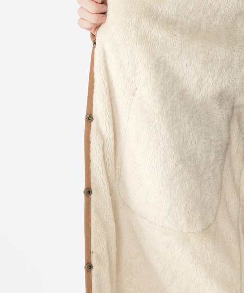 studio CLIP（スタディオクリップ）の「襟取り外しキルトコート（その他アウター・レディース・ネイビー/モカ/ベージュ・MEDIUM/LARGE）」の6枚目の写真