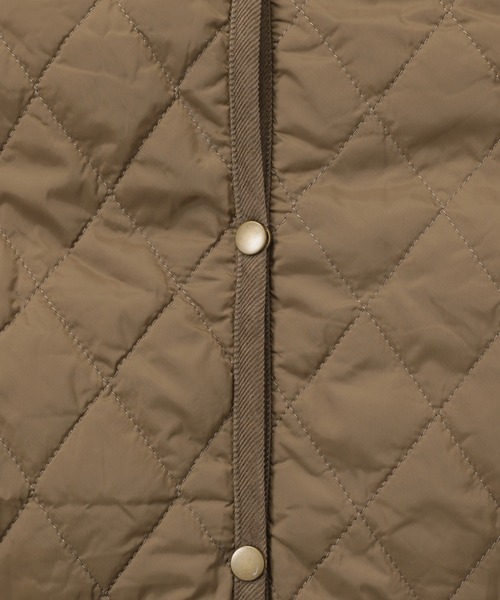 studio CLIP（スタディオクリップ）の「襟取り外しキルトコート（その他アウター・レディース・ネイビー/モカ/ベージュ・MEDIUM/LARGE）」の15枚目の写真