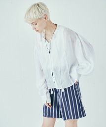 Wolf stripe shorts pants / ウォルフストライプショートパンツ