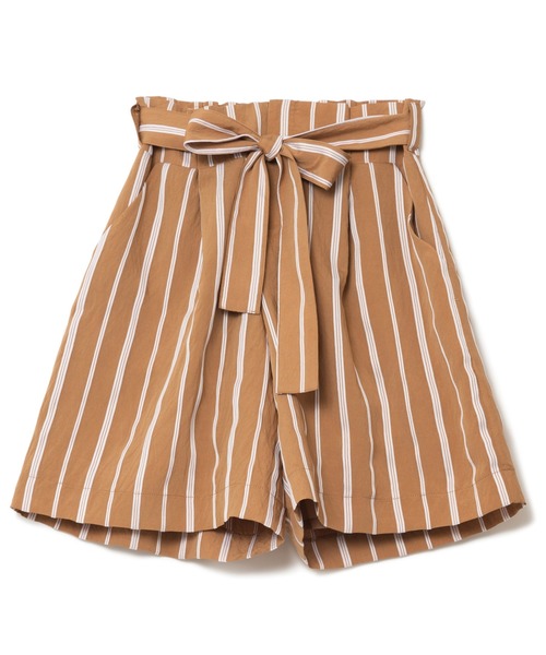 LAYMEE（レイミー）の「Wolf stripe shorts pants / ウォルフストライプショートパンツ（その他パンツ・レディース・ベージュ/グリーン系その他/キャメル/ネイビー・FREE）」の9枚目の写真
