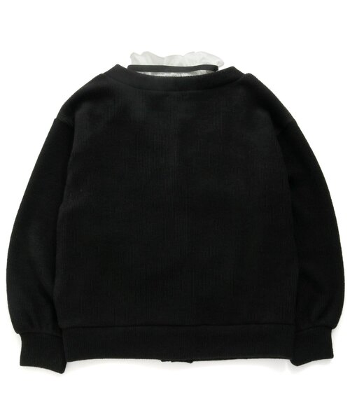 algy(アルジー)の「カーデ&りぼん付きロンTセット(その他トップス・キッズ・サックスブルー/ミント/ブラック・SMALL/XXX-SMALL/X-SMALL/XX-SMALL/MEDIUM)」の4枚目の写真