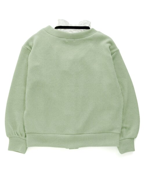 algy(アルジー)の「カーデ&りぼん付きロンTセット(その他トップス・キッズ・サックスブルー/ミント/ブラック・SMALL/XXX-SMALL/X-SMALL/XX-SMALL/MEDIUM)」の12枚目の写真