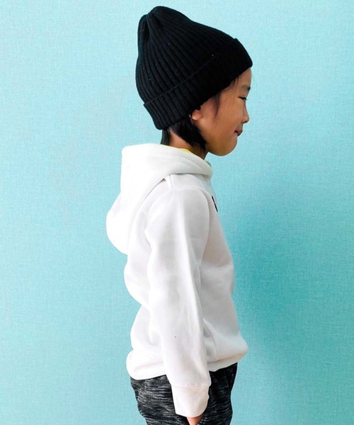 THE CASUAL(カジュアル)の「裏起毛プリントプルオーバーパーカー キッズ(パーカー・キッズ・ホワイト系/ベージュ/ブラック/ブラック系3/オフホワイト/ブラック系2/ブラック系1/ブラック系/杢グレー・120cm/160cm/130cm/110cm/140cm/150cm)」の18枚目の写真