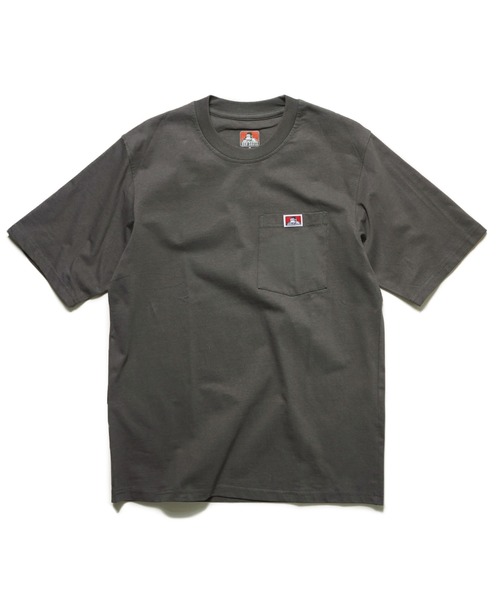 BEN DAVIS(ベンデイビス)の「《BEN DAVIS》HEAVY DUTY PK TEE/USA企画モデル(Tシャツ/カットソー・メンズ・ネイビー/グリーン系その他/ホワイト/オレンジ/ブラック/チャコールグレー/カーキ/ライトブラウン・SMALL/MEDIUM/LARGE)」の1枚目の写真