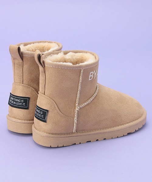 by LOVEiT(バイラビット)の「フェイクムートンブーツ(ブーツ・キッズ・ベージュ/ブラック/グレー・23cm/21cm/22cm/24cm)」の4枚目の写真