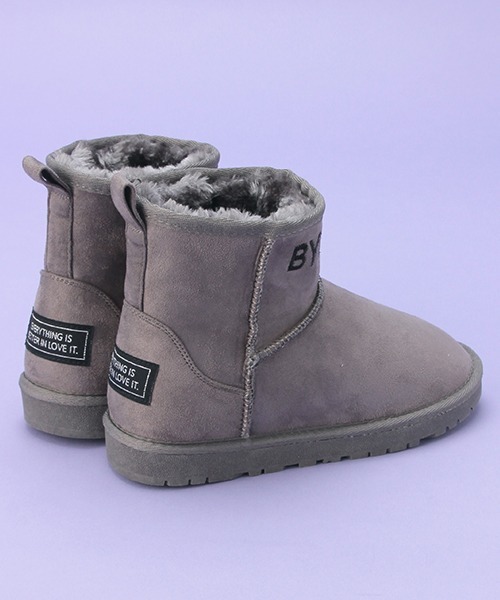 by LOVEiT(バイラビット)の「フェイクムートンブーツ(ブーツ・キッズ・ベージュ/ブラック/グレー・23cm/21cm/22cm/24cm)」の6枚目の写真
