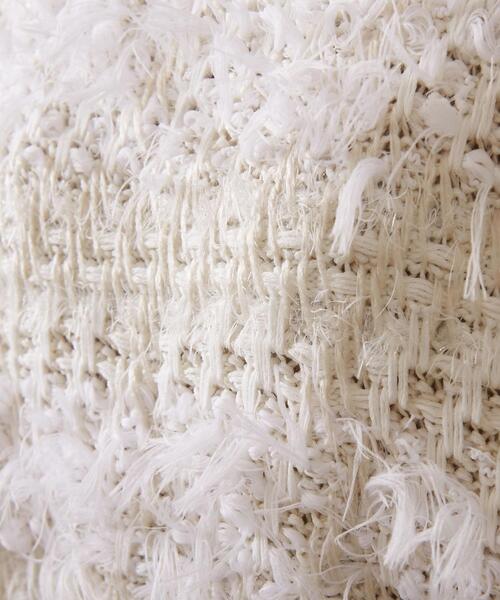 UNITED ARROWS（ユナイテッドアローズ）の「＜UNITED ARROWS＞ミックス ヤーン ニット B †◆（ニット/セーター・レディース・ブラック/オフホワイト・FREE）」の9枚目の写真