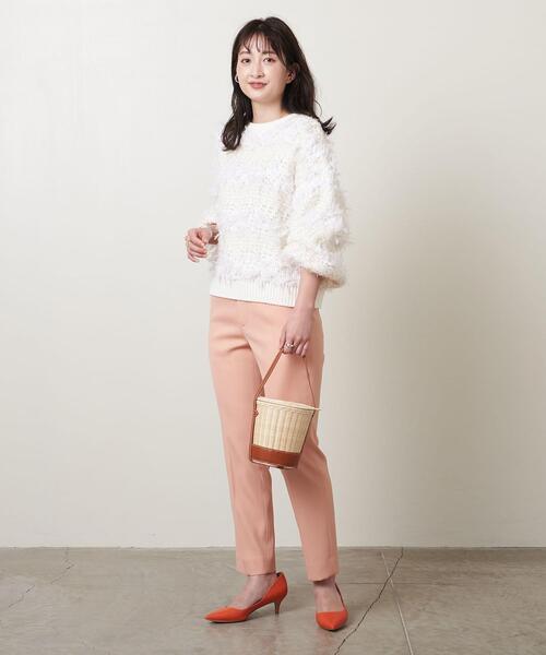 UNITED ARROWS（ユナイテッドアローズ）の「＜UNITED ARROWS＞ミックス ヤーン ニット B †◆（ニット/セーター・レディース・ブラック/オフホワイト・FREE）」の11枚目の写真