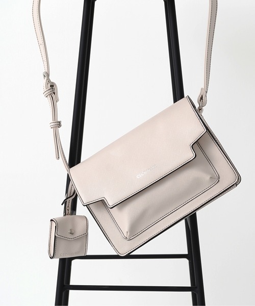 CECIL McBEE(セシルマクビー)の「【CECIL McBEE / セシルマクビー】 ルディ ショルダーバッグ(ショルダーバッグ・レディース・ブラック/グリーン/オフホワイト・FREE)」の2枚目の写真