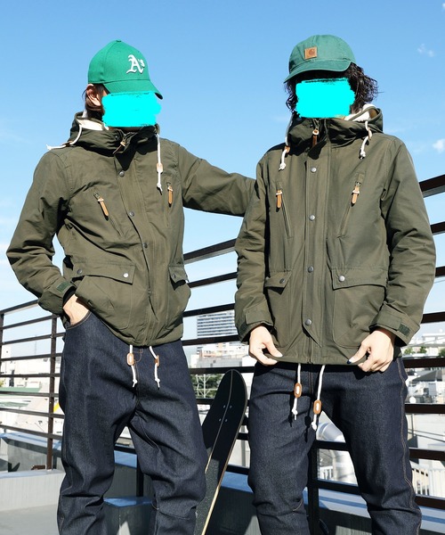 ８(eight)（エイト）の「３WAYマウンテンパーカー（マウンテンパーカー・メンズ・カーキ/ブラック/ベージュ・XX-LARGE/LARGE/MEDIUM/XXXX-LARGE/XXX-LARGE/X-LARGE）」の3枚目の写真