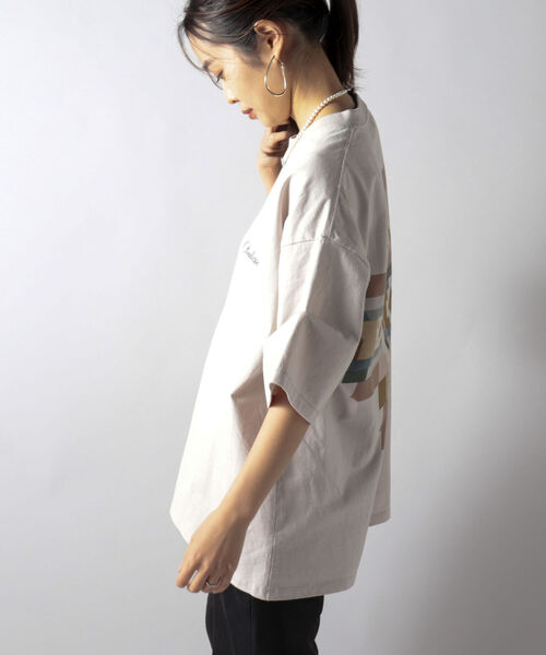 PENDLETON（ペンドルトン）の「【PENDLETON/ペンドルトン】バックプリント ビッグシルエットTシャツ（Tシャツ/カットソー・メンズ・チャコールグレー/ベージュ/レッド/オフホワイト/キナリ/ブラック/ミント・MEDIUM/LARGE）」の13枚目の写真