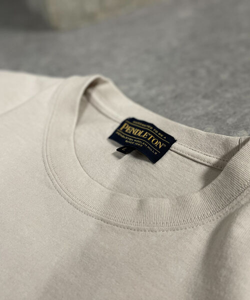 PENDLETON（ペンドルトン）の「【PENDLETON/ペンドルトン】バックプリント ビッグシルエットTシャツ（Tシャツ/カットソー・メンズ・チャコールグレー/ベージュ/レッド/オフホワイト/キナリ/ブラック/ミント・MEDIUM/LARGE）」の17枚目の写真