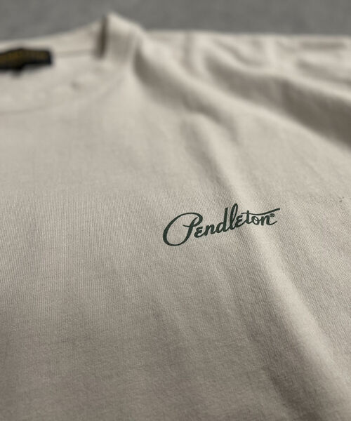 PENDLETON（ペンドルトン）の「【PENDLETON/ペンドルトン】バックプリント ビッグシルエットTシャツ（Tシャツ/カットソー・メンズ・チャコールグレー/ベージュ/レッド/オフホワイト/キナリ/ブラック/ミント・MEDIUM/LARGE）」の18枚目の写真