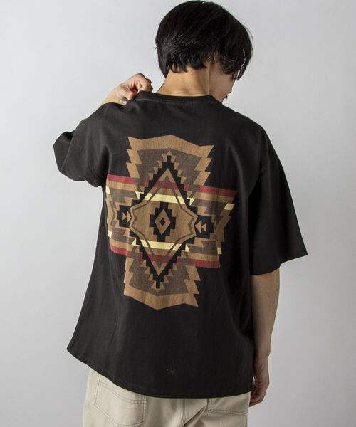 PENDLETON（ペンドルトン）の「【PENDLETON/ペンドルトン】バックプリント ビッグシルエットTシャツ（Tシャツ/カットソー・メンズ・チャコールグレー/ベージュ/レッド/オフホワイト/キナリ/ブラック/ミント・MEDIUM/LARGE）」の22枚目の写真