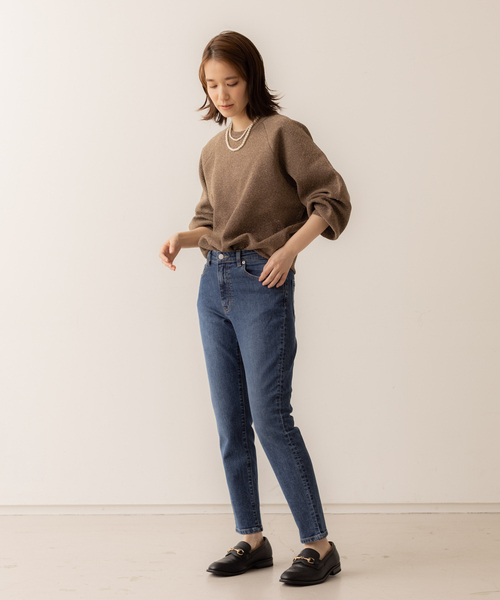 abahouse mavie（アバハウスマヴィ）の「【感嘆】スリムテーパードデニム（デニムパンツ・レディース・ブルー/ネイビー/ブラック・32/34/36/38/40）」の10枚目の写真