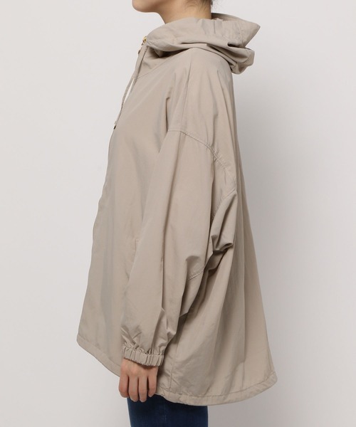 LEPSIM（レプシィム）の「撥水フードジャケット　256071（ミリタリージャケット・レディース・グレイッシュベージュ/グリーン/ネイビー・FREE）」の10枚目の写真