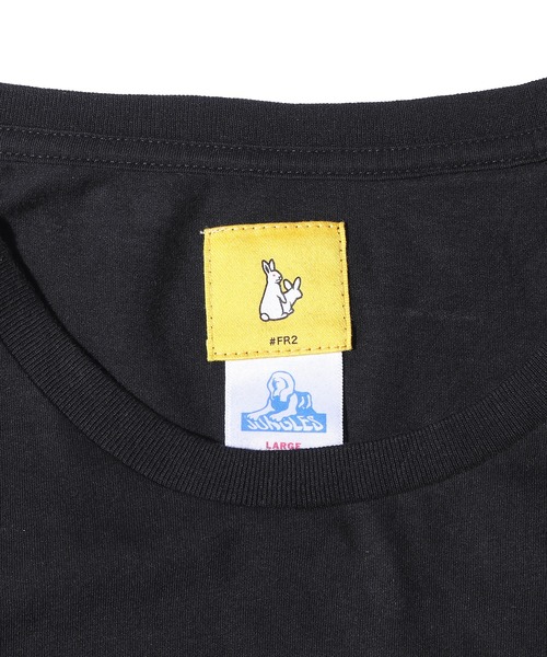 JUNGLES（ジャングルス）の「FR2/エフアールツー×JUNGLES/ジャングルス コラボ Smoking Kills Long Sleeve Tee ロンＴ（Tシャツ/カットソー・メンズ・ホワイト/ブラック・M/L/XL/S）」の8枚目の写真