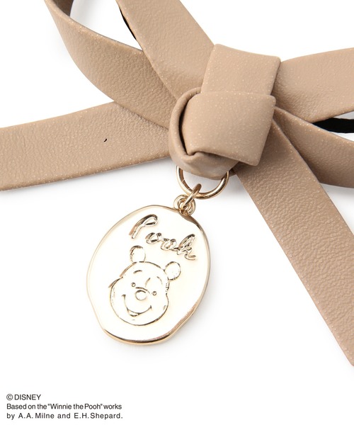 Disney（ディズニー）の「【プー/ティガー】フェイクレザーリボンメタルプレートポニー（ヘアゴム・レディース・ベージュ/キャメル・FREE）」の10枚目の写真