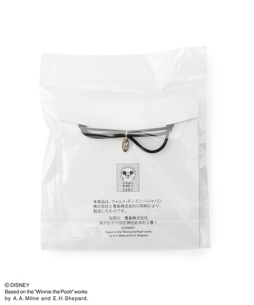 Disney（ディズニー）の「【プー/ティガー】フェイクレザーリボンメタルプレートポニー（ヘアゴム・レディース・ベージュ/キャメル・FREE）」の3枚目の写真