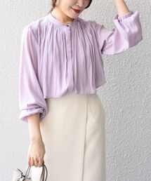 SHIPS | 〈手洗い可能〉レイヤードフレアブラウス◆(シャツ/ブラウス)