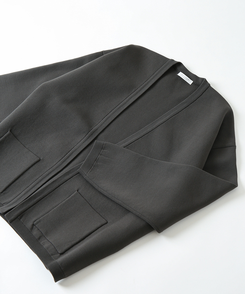 JOURNAL STANDARD(ジャーナルスタンダード)の「ダブルフェイス ボタンレス ニット カーディガン(カーディガン/ボレロ・メンズ・ブラック/ベージュ/イエロー/グリーン/シャーベット・MEDIUM/LARGE)」の6枚目の写真